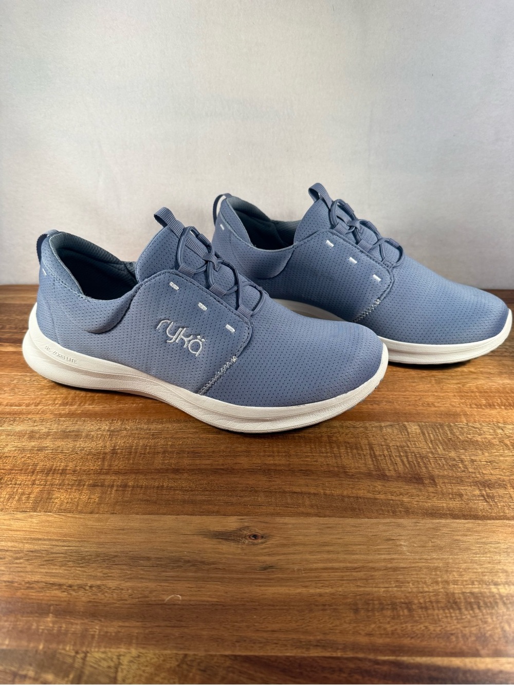 Ryka Renew Recovery Washable Bungee Slip-On Sneaker Blue Size 9